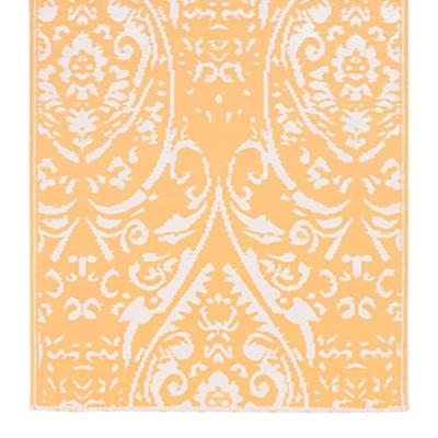 VidaXL Buitenkleed arakil 190x290 cm pp oranje en wit
