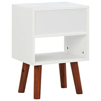VidaXL Nachtkastjes 2 st 40x30x57 cm massief acaciahout