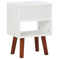 Nachtkastjes 2 st 40x30x45 cm massief acaciahout - thumbnail