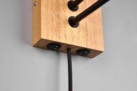 Trio Landelijke wandlampNilam rechthoekige kap - 212870236 - thumbnail