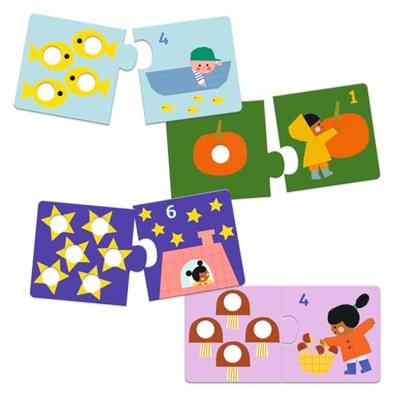 Puzzle Duo eerste cijfers DJECO groen