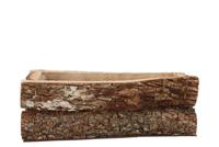 Natuurlijke eiken pot 35 cm - thumbnail