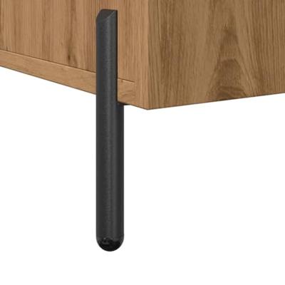 Dressoir 100x36x60 cm bewerkt hout artisanaal eikenkleurig Dressoir 100x36x60 cm bewerkt hout artisanaal eikenkleurig