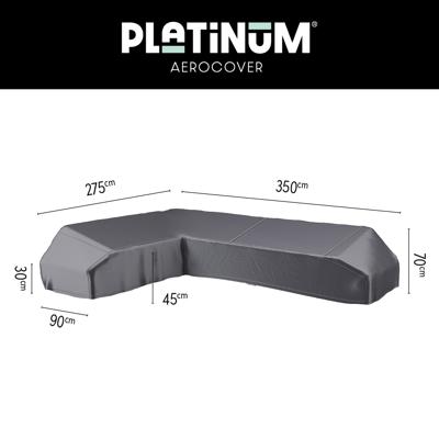 Platinum AeroCover | Loungesethoes 350 x 275 x 90 x 30-45-70(h) | L-Platform Links Platinum AeroCover | Loungesethoes 350 x 275 x 90 x 30-45-70(h) | L-Platform Links