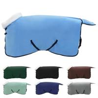 VidaXL Paardendeken volledige aqua 95 cm polar fleece - thumbnail