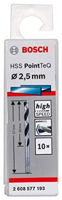 Bosch Accessories 2608577193 Metaal-spiraalboor 2.50 mm 10 stuk(s) Bosch Accessories 2608577193 Metaal-spiraalboor 2.50 mm 10 stuk(s)