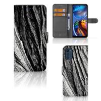 Book Style Case Motorola Moto E32 | Moto E32s Boomschors Grijs - thumbnail