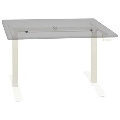 Zit-stabureauframe met slinger handmatig wit - thumbnail