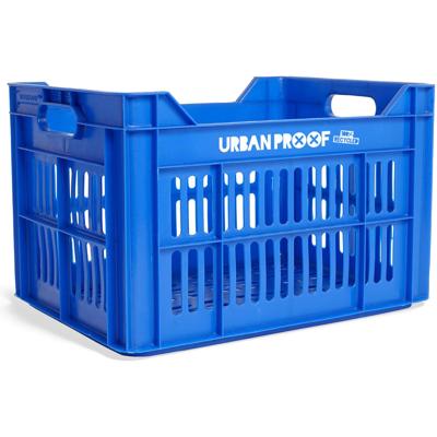 UrbanProof Urban proof fietskrat recycled kunststof 30l konings blauw 40x30x25 cm