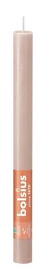 Bolsius huishoudkaars rustiek 27 cm misty pink