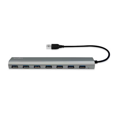 LogiLink UA0308 interface hub USB 3.2 Gen 1 (3.1 Gen 1) Type-A 5000 Mbit/s Grijs