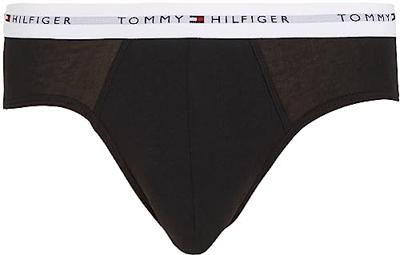 Tommy Hilfiger 5-Pack Heren slips - Black Classic - Klassieke heup onderbroeken mannen - Katoen - S - Zwart - Onderbroek heren heren heren heren