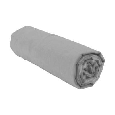 Hoeslaken - HOME LINGE PASSION - HP71773 - 180 x 200 cm + muts 30 cm - Microvezel - 82 g - Lichtgrijs