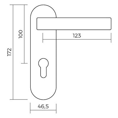 Slinger EDM 85195 Zwart Nylon 172 x 46,5 mm