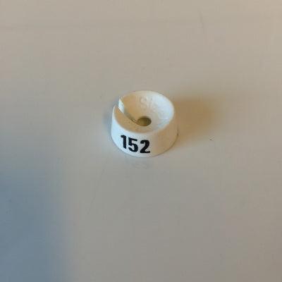 MB wit/zwart 152 voor op kledinghanger