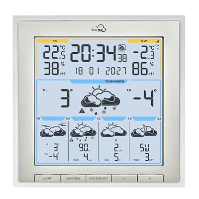 TFA Dostmann TFA.me ID-08 35.8105.02 WiFi-weerstation Verwachting voor 5 dagen Aantal sensoren max.: 50 stuk(s)