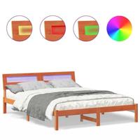 Bedframe Wasbruin 140 x 200 cm Massief grenenhout - thumbnail