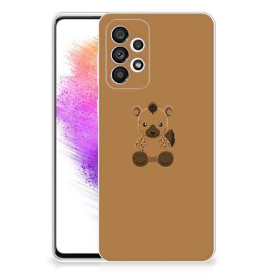 Samsung Galaxy A73 5G Telefoonhoesje met Naam Baby Hyena Samsung Galaxy A73 5G Telefoonhoesje met Naam Baby Hyena