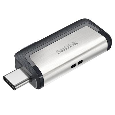 SanDisk Ultra® DualDrive USB-stick smartphone/tablet Zilver 64 GB USB-A 3.2 Gen 1, USB-C SanDisk Ultra® DualDrive USB-stick smartphone/tablet Zilver 64 GB USB-A 3.2 Gen 1, USB-C