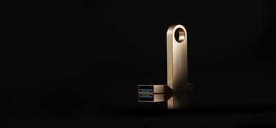 USB stick Kingston DataTraveler SE9 G3 256 GB Gouden - thumbnail