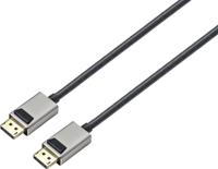 SpeaKa Professional DisplayPort Aansluitkabel DisplayPort-stekker, DisplayPort-stekker 2.00 m Zwart SP-9510456 8K UHD DisplayPort-kabel - thumbnail