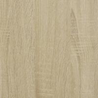 Bureau met LED-verlichting 200x104x91 cm hout sonoma eikenkleur - thumbnail