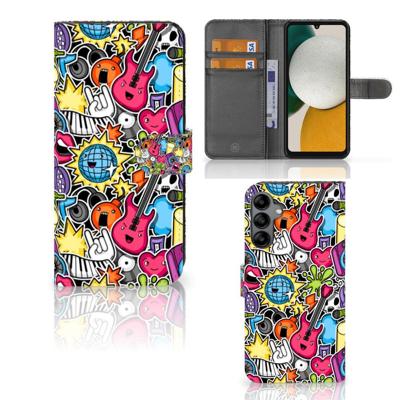 Samsung Galaxy A34 | Wallet Case | met Pasjes | Punk Rock Samsung Galaxy A34 | Wallet Case | met Pasjes | Punk Rock