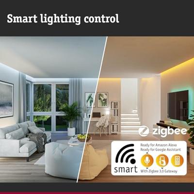 50138 Zigbee Smart Plug Paulmann Home Tussenstekker Zwart - thumbnail