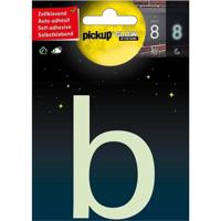 Glow in the dark Letter b - 75 mm zelfklevend. - thumbnail