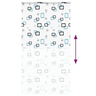 Doucherolgordijn met cassette 140x240 cm stofbreedte 136 cm