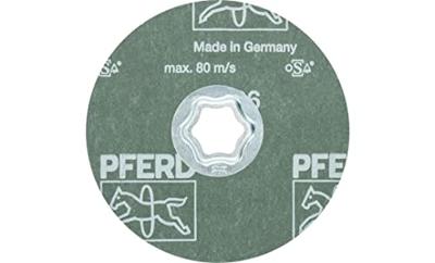 PFERD TOOLS 64190003 Combiclick korrel fiberschijf Ø 115 mm A 36 voor universele toepassingen Diameter 115 mm