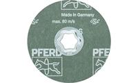 PFERD TOOLS 64190003 Combiclick korrel fiberschijf Ø 115 mm A 36 voor universele toepassingen Diameter 115 mm - thumbnail
