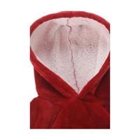 Xmas Poncho Kids 100X70 cm Rood kerst Nampook - Nampook - thumbnail
