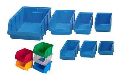 Hünersdorff stapelbak "pp" storage boxes red gr.3