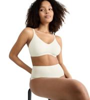 Katoenen soft Bh zonder beugel - Daily Cotton soft bra - Biologisch katoenen bralette met sluiting - thumbnail