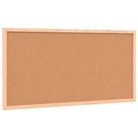 Magnetisch whiteboard met massief grenenhouten frame 60x30 cm - thumbnail