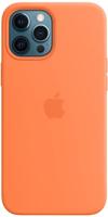 Apple Silicone MagSafe Case iPhone 12 Pro Max Kumquat - thumbnail