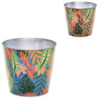 Bloempot Bob Jungle L 15 cm 2 assorti | 12 stuks - thumbnail