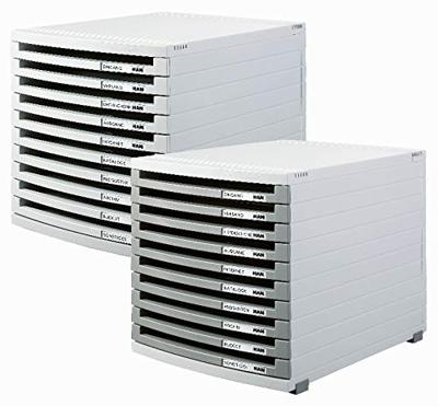 HAN CONTUR 1510-0-11 Ladebox Lichtgrijs DIN A4, DIN B4, DIN C4 Aantal lades: 10 HAN CONTUR 1510-0-11 Ladebox Lichtgrijs DIN A4, DIN B4, DIN C4 Aantal lades: 10