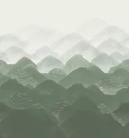 Hohenberger Yuuma Fotobehang abstracte bergen - 18284Y - thumbnail