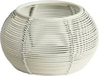 Light & Living theelichthouder metaal biano 11x7cm crème - thumbnail