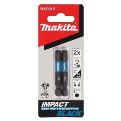 Makita Accessoires B-63812 | Slagschroefbit | T40x50mm | X Impact Black - B-63812
