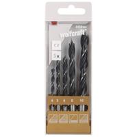 Wolfcraft Houtspiraalboren | Sort. | In box | Ø4-10mm | 5 stuks - 8458000 - thumbnail