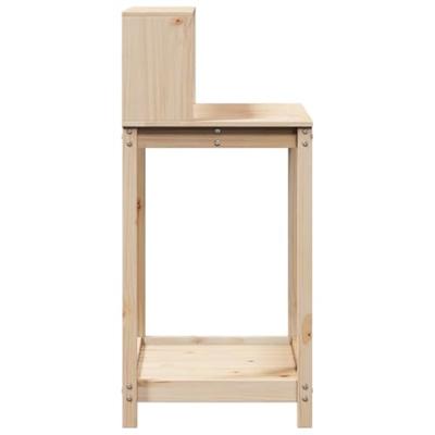 Oppottafel met schappen 82,5x50x109,5 cm massief grenenhout Oppottafel met schappen 82,5x50x109,5 cm massief grenenhout