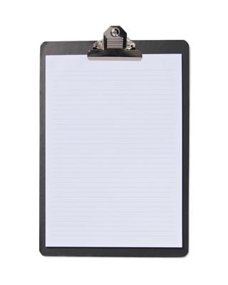 HEMA Klembord 34x23 met A4 schrijfblok zwart