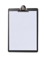 HEMA Klembord 34x23 met A4 schrijfblok zwart - thumbnail