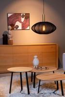 Lucide CORINA - Hanglamp - Ø 50 cm - 1xE27 - Zwart - thumbnail