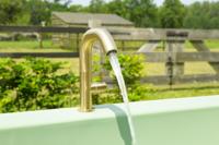 Gardentub Kraan 17,5x7,5x21 cm Goud Messing - thumbnail