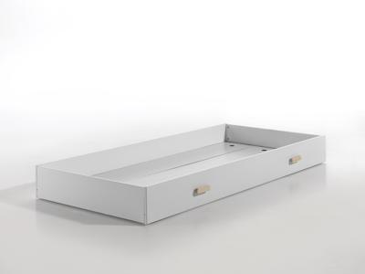 Vipack rolbed Kiddy - wit - 194x94x20 cm