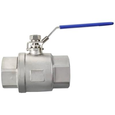 TRU COMPONENTS TC-2PC-DN50-316 TC-12770368 Standaard kogelkraan Schroefdraad (binnen): G2 64 bar (max) 1 stuk(s)